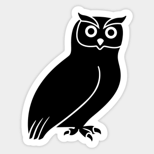 Owl Silhouette Sticker